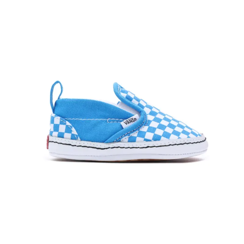 VANS Checker Slip-on Crib Babyschoenen Met Klittenband Wit (VN0A2XSL1SI)