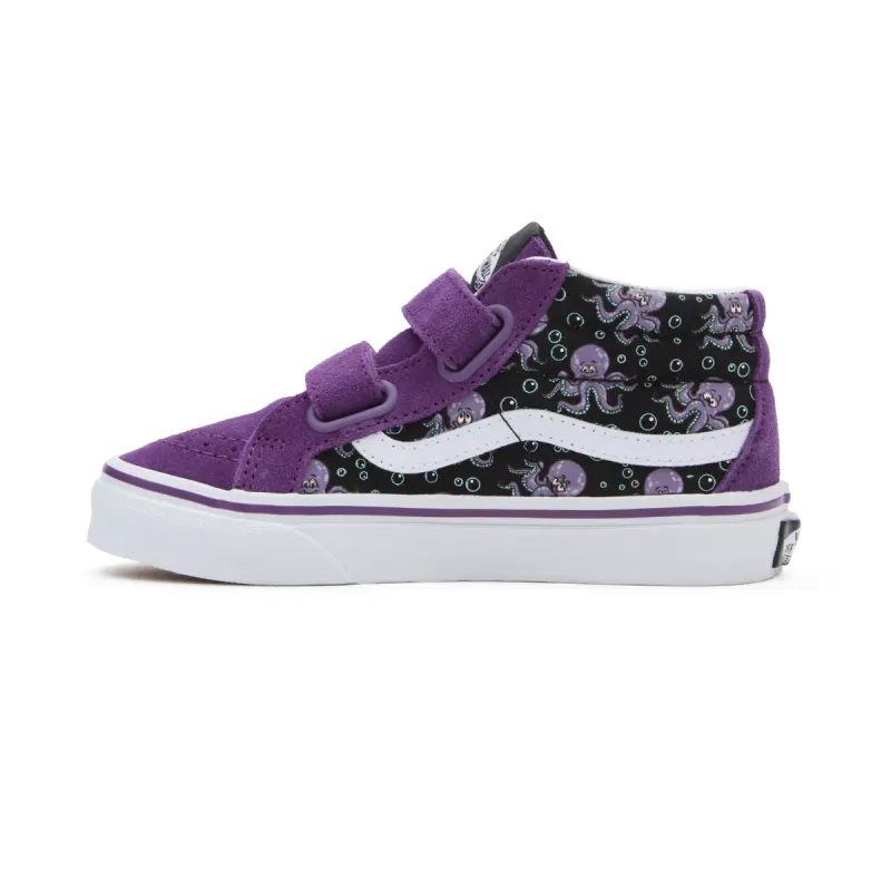 VANS Sk8-mid Reissue Met Klittenband Voor Kinderen Zwart (VN0A346YB5P)