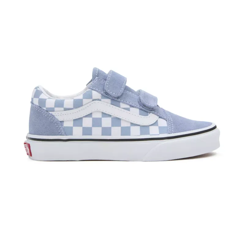 VANS Old Skool V Checkerboard Kinderschoenen Wit (VN0A38HDDSB)