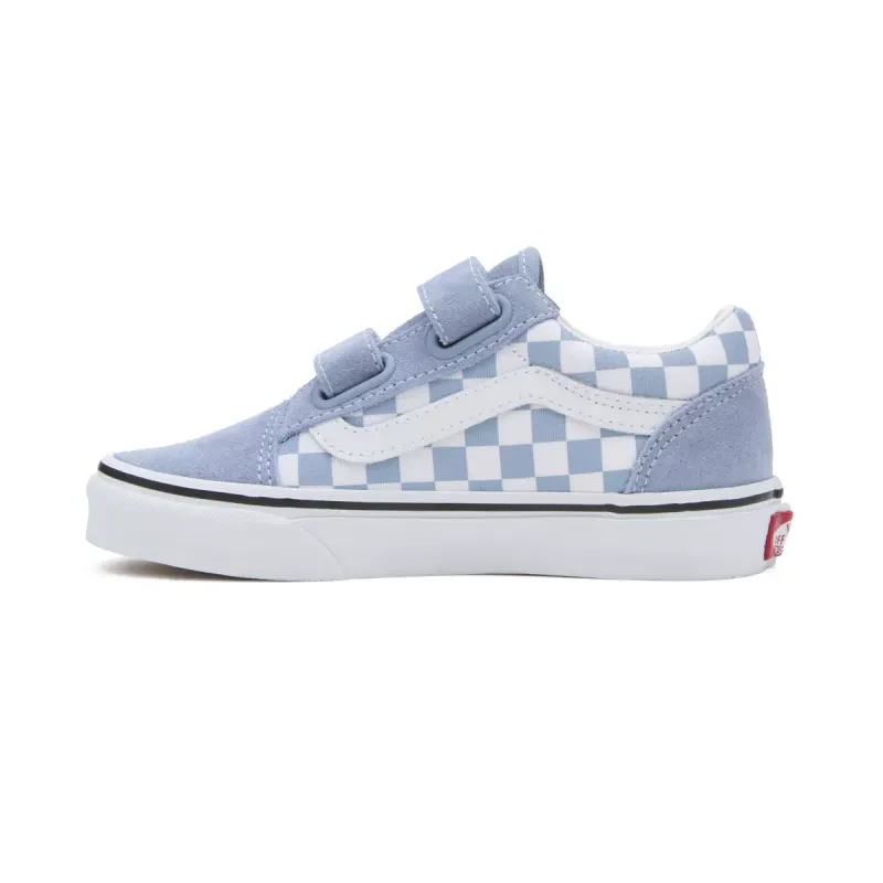 VANS Old Skool V Checkerboard Kinderschoenen Wit (VN0A38HDDSB)