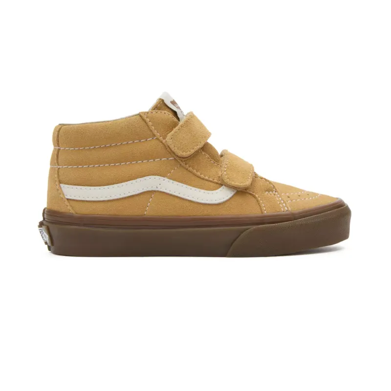 VANS Sk8-mid Reissue Kinderschoenen Met Klittenband Bruin (VN0A38HH5QJ)