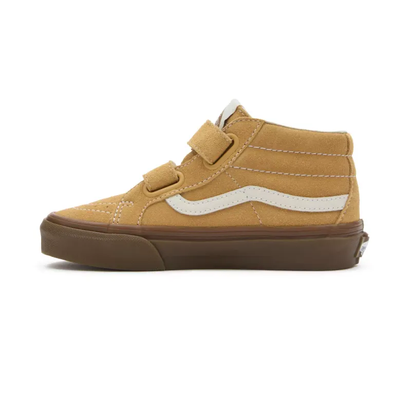 VANS Sk8-mid Reissue Kinderschoenen Met Klittenband Bruin (VN0A38HH5QJ)