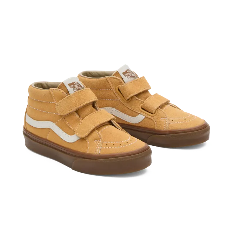VANS Sk8-mid Reissue Kinderschoenen Met Klittenband Bruin (VN0A38HH5QJ)