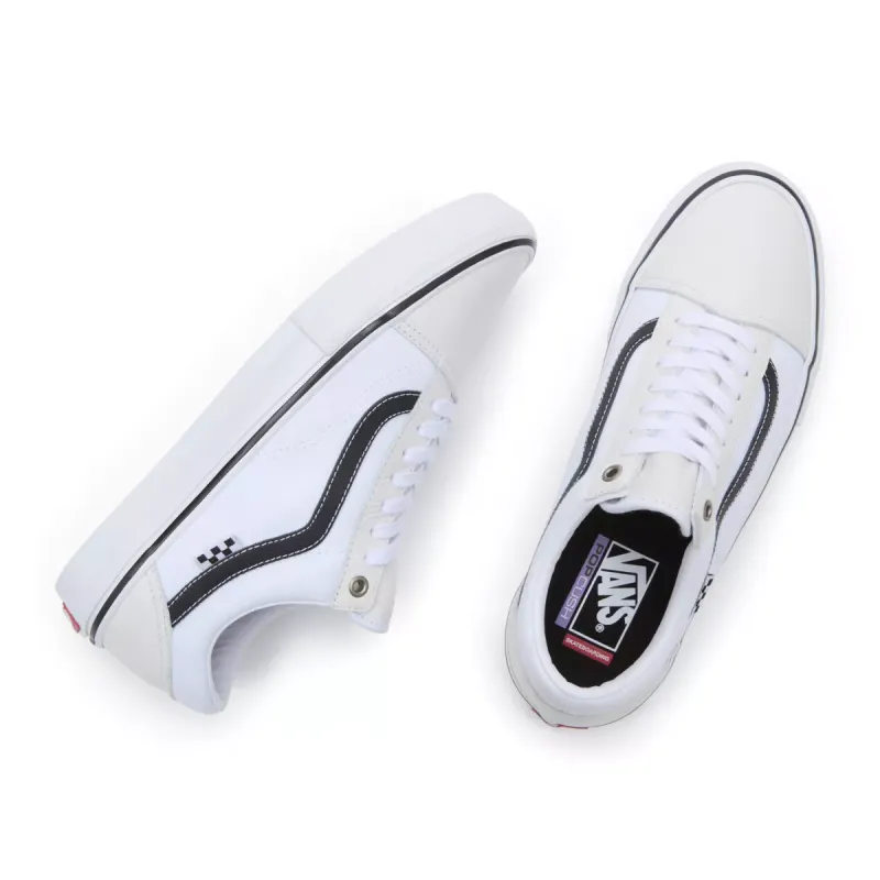 VANS Skate Old Skool Leren Wit (VN0A5FCBWWW)