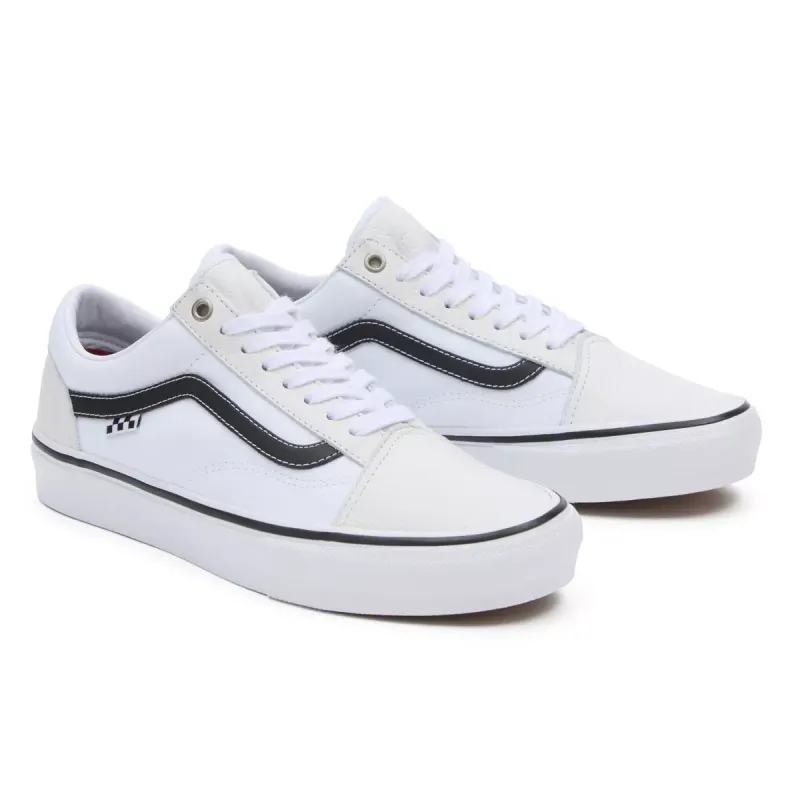 VANS Skate Old Skool Leren Wit (VN0A5FCBWWW)