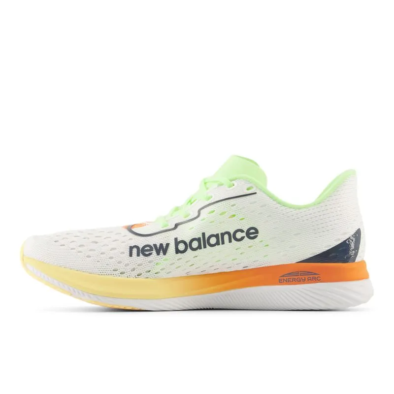 New Balance FuelCell SuperComp Pacer White / Hot Mango / Bleached Lime Glo (WFCRRV1-47079)