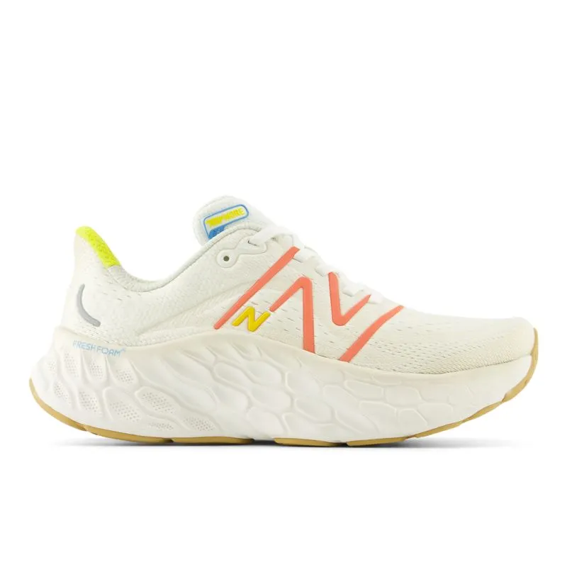New Balance Fresh Foam X More v4 Sea Salt / Gulf Red / Lemon Zest (WMORV4-46011)