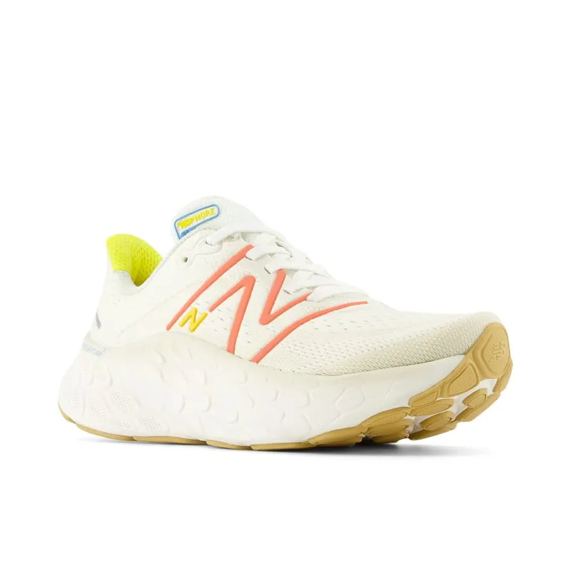 New Balance Fresh Foam X More v4 Sea Salt / Gulf Red / Lemon Zest (WMORV4-46011)