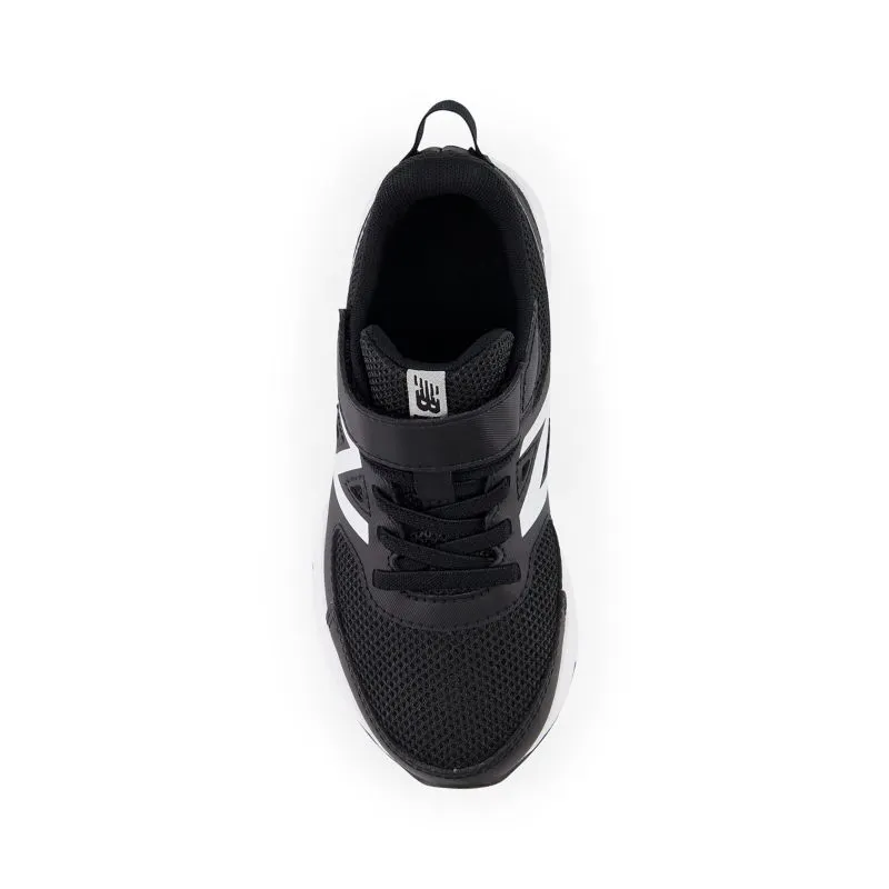 New Balance 570v3 Bungee Lace with Top Strap Black / White (YT570V3-43592)