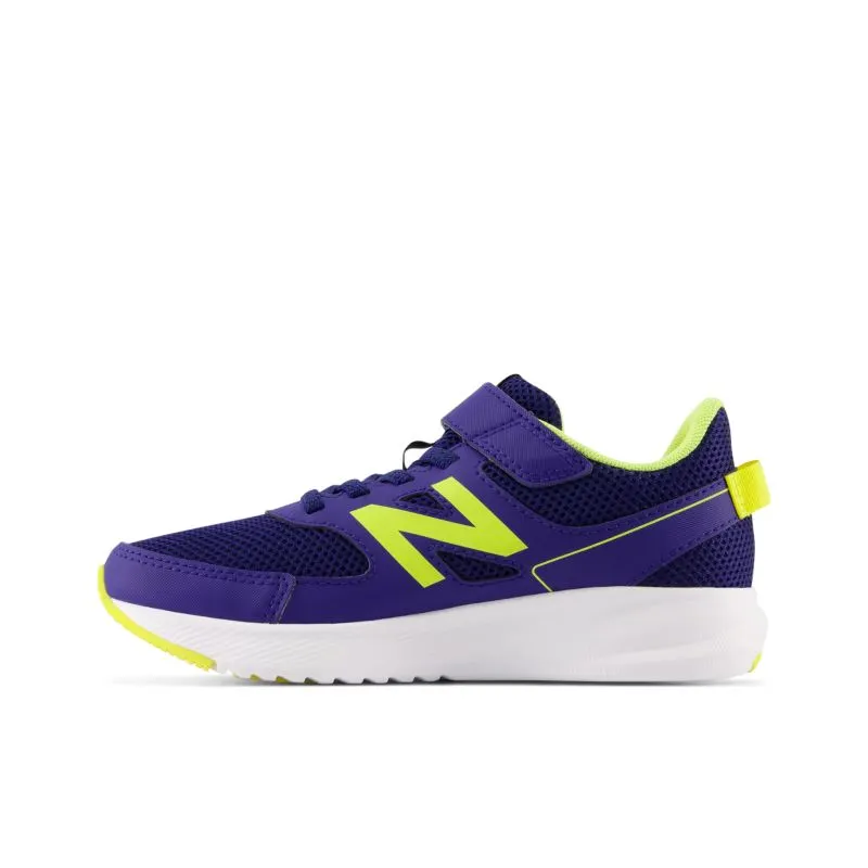 New Balance 570v3 Bungee Lace with Top Strap Blue / Happy Yellow / White (YT570V3-42611)
