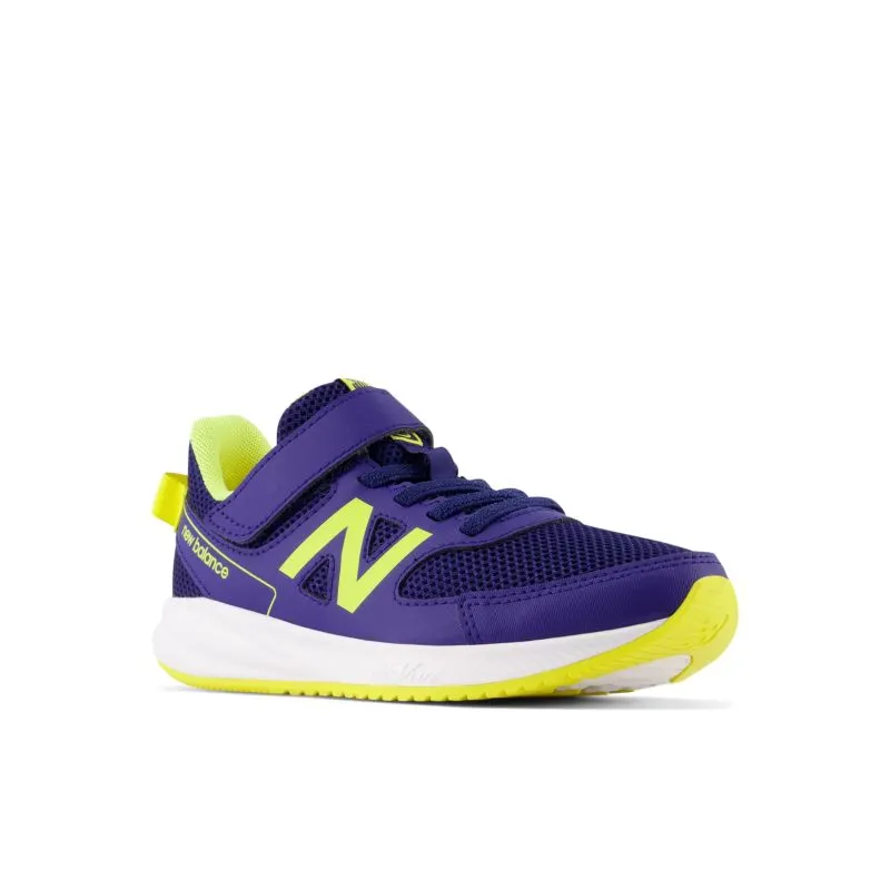 New Balance 570v3 Bungee Lace with Top Strap Blue / Happy Yellow / White (YT570V3-42611)