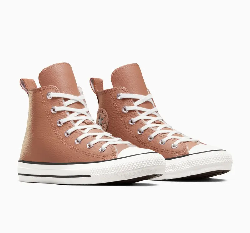 Converse Chuck Taylor All Star Leather Faux Fur Lining Clay Pot/vintage White/black (A07958C)