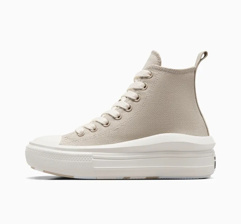 Converse Chuck Taylor All Star Move Platform Beach Stone/egret/zwart (A09100C)