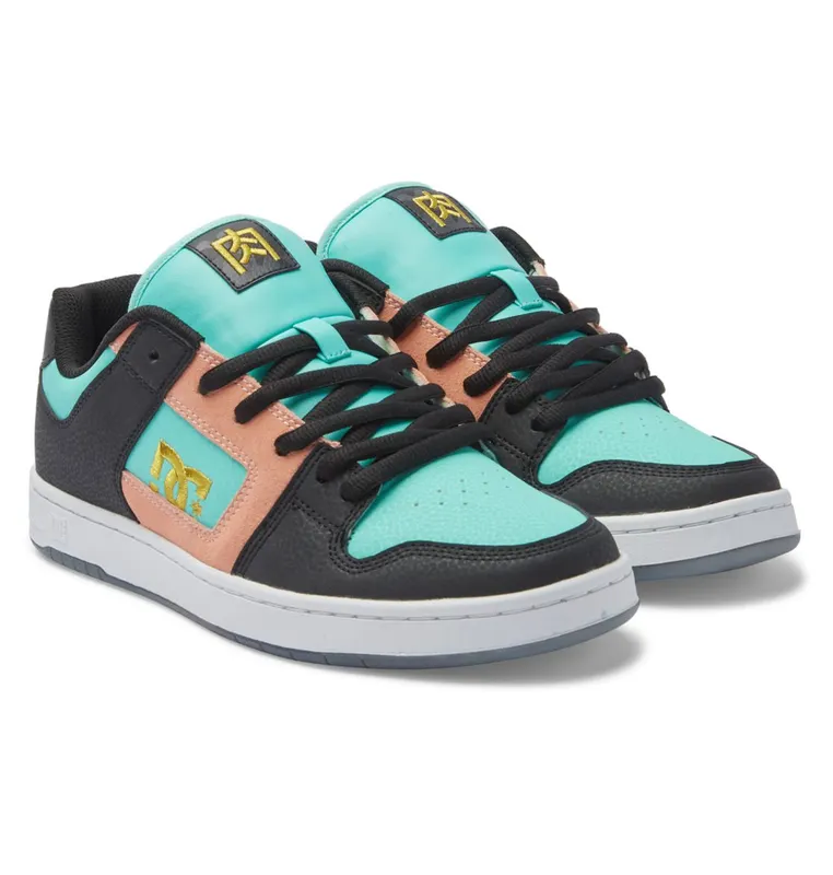 DC Shoes Manteca 4 Atmos black/crazy pink/turquoise 2 (ADYS100772-BPQ2)