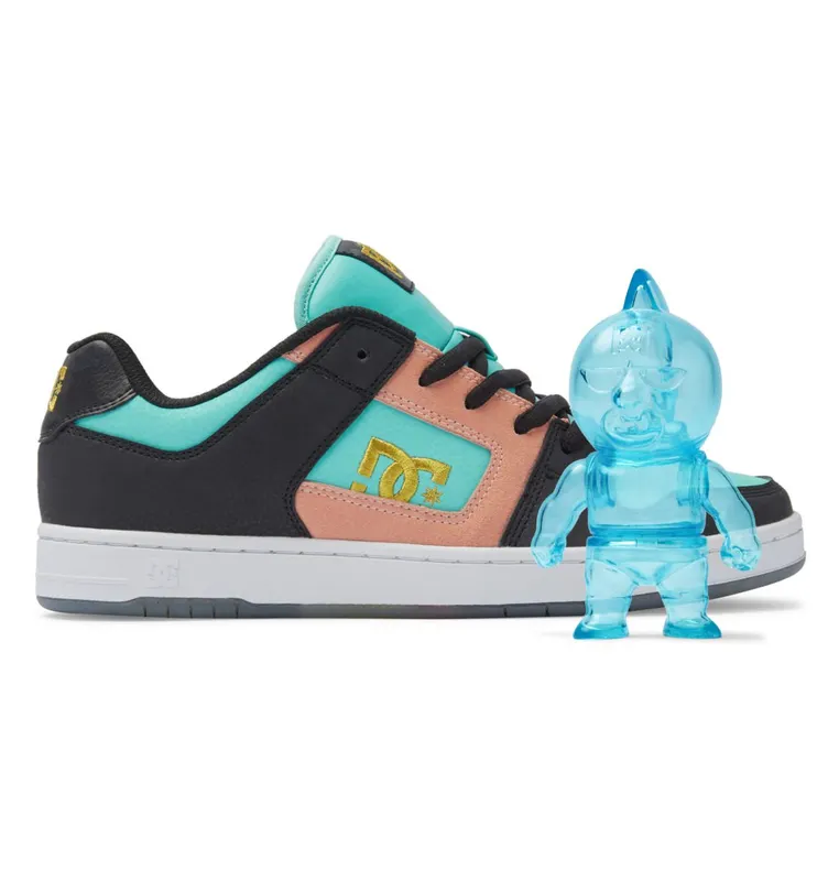 DC Shoes Manteca 4 Atmos black/crazy pink/turquoise 2 (ADYS100772-BPQ2)