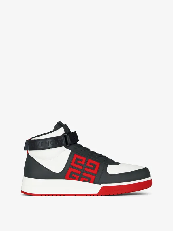 Givenchy G4 high top sneakers in leather (BH008UH1GM-973)