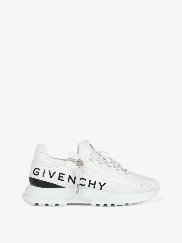 Givenchy Spectre runner sneakers in leather with zip (BH009BH1LL-100)