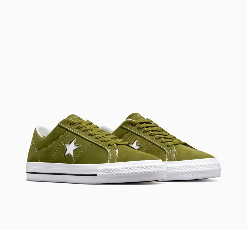 Converse One Star Pro Trolled Green/wit/zwart (A04599C)