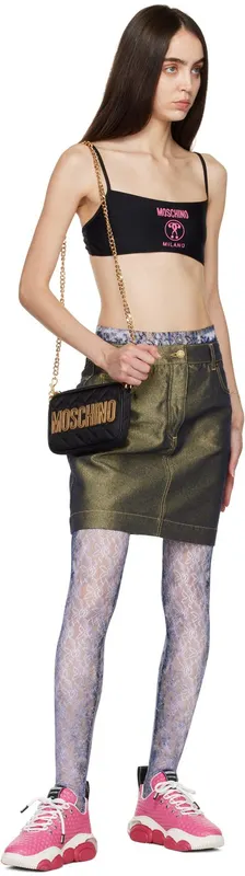 Moschino Pink Teddy Bubble Sneakers (MA15553G0F MAG)