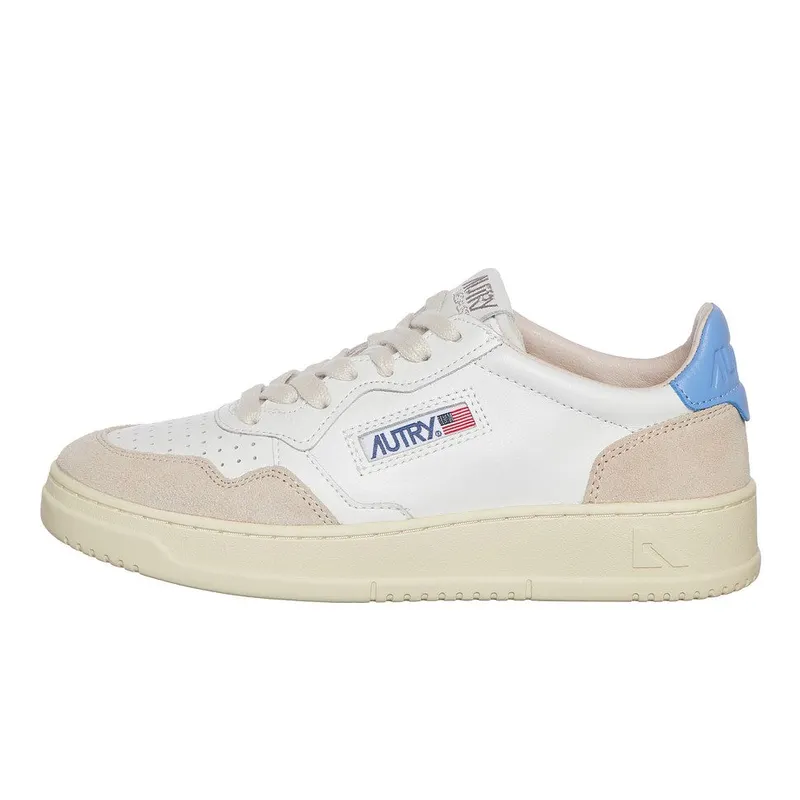 Autry Medalist Low White / Vista (AULWLS55)