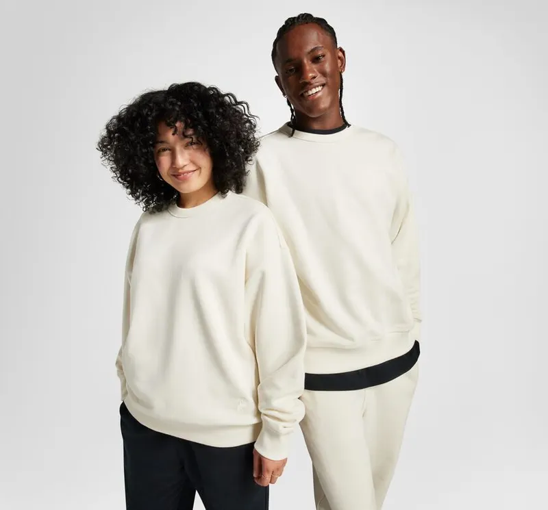 Converse Converse Sweatshirt met ronde hals Converse Egret (10025916-A02)