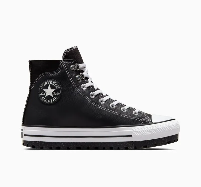 Converse Chuck Taylor All Star City Trek Waterproof Boot Black/white/silver (A04480C)