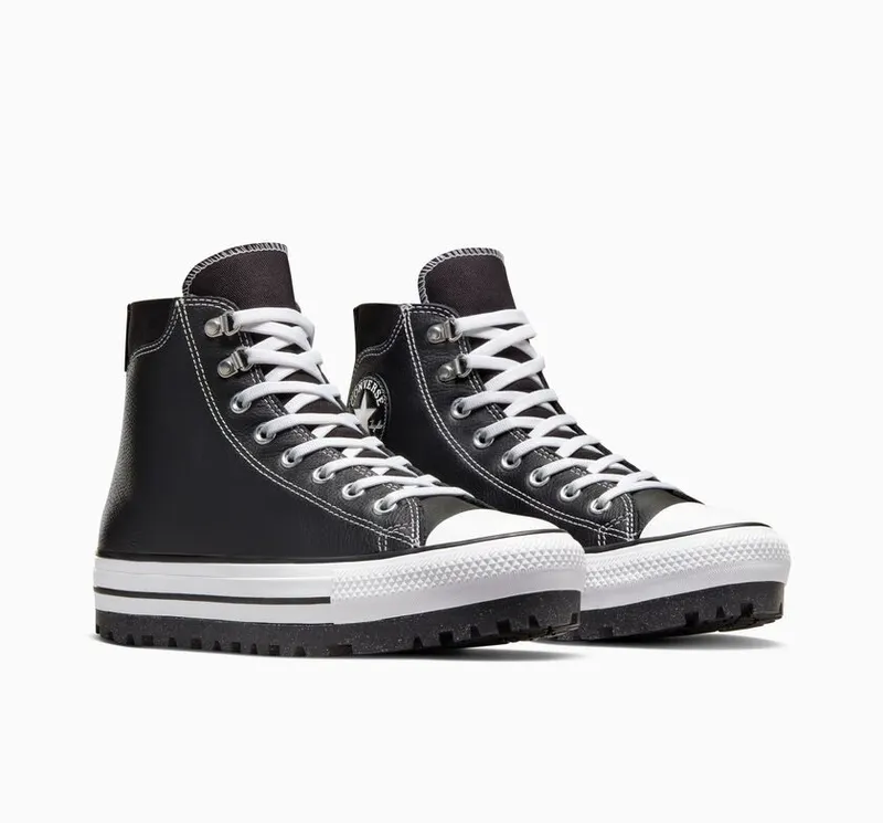 Converse Chuck Taylor All Star City Trek Waterproof Boot Black/white/silver (A04480C)