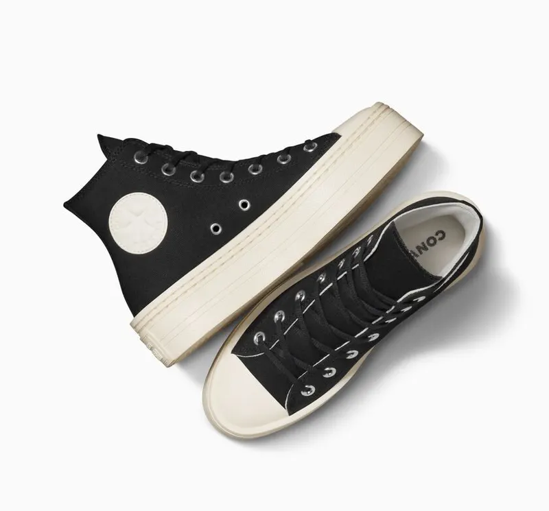 Converse Chuck Taylor All Star Modern Lift Platform Canvas Black/black/egret (A06141C)