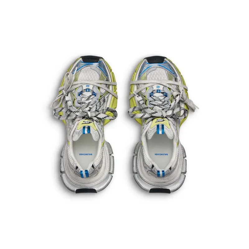 Balenciaga 3xl Sneaker White / Yellow / Blue (734731W3XL59074)