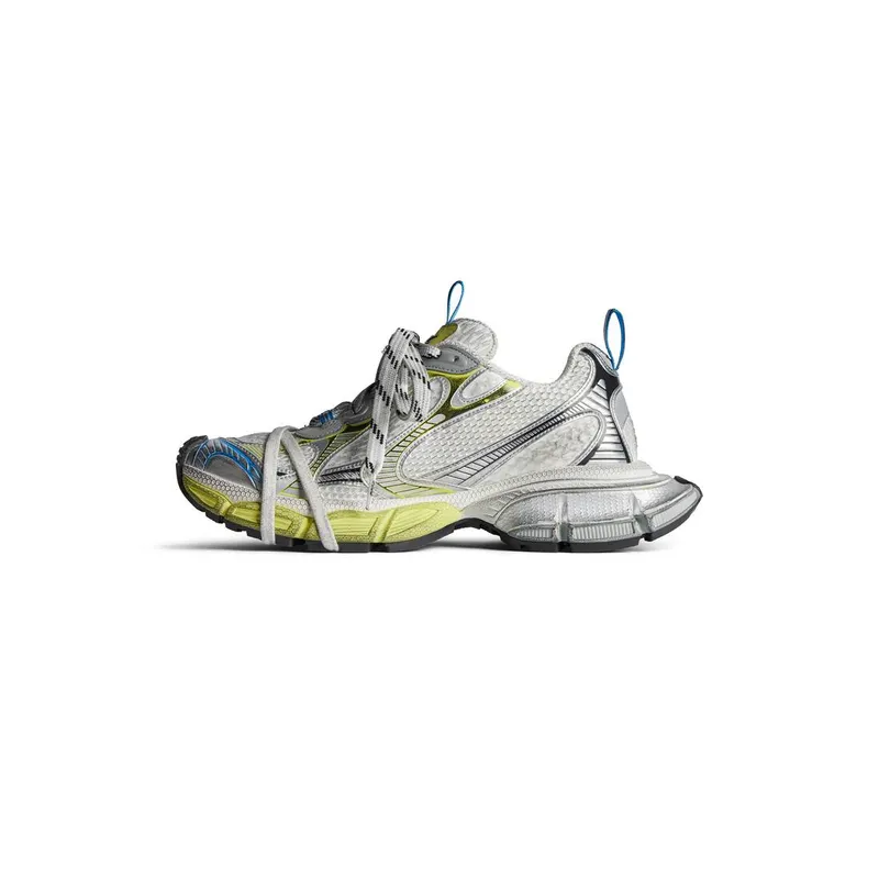 Balenciaga 3xl Sneaker White / Yellow / Blue (734731W3XL59074)