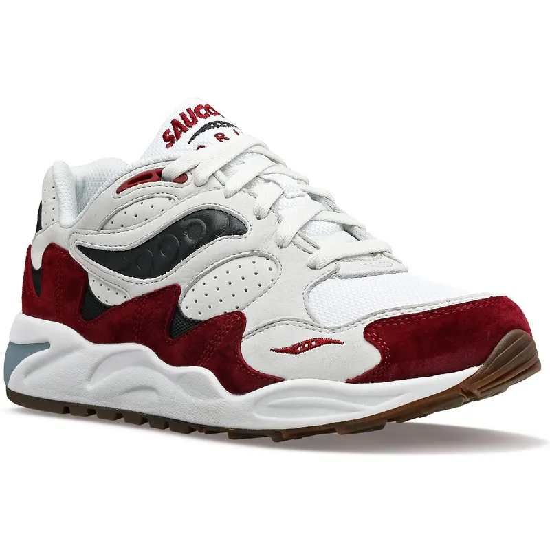 Saucony Grid Shadow 2 Cream / Red (S70773-2)