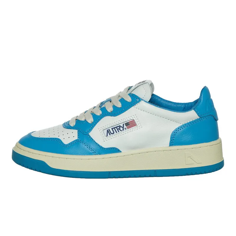 Autry Medalist Low White / Cobalt (AULWWB26)