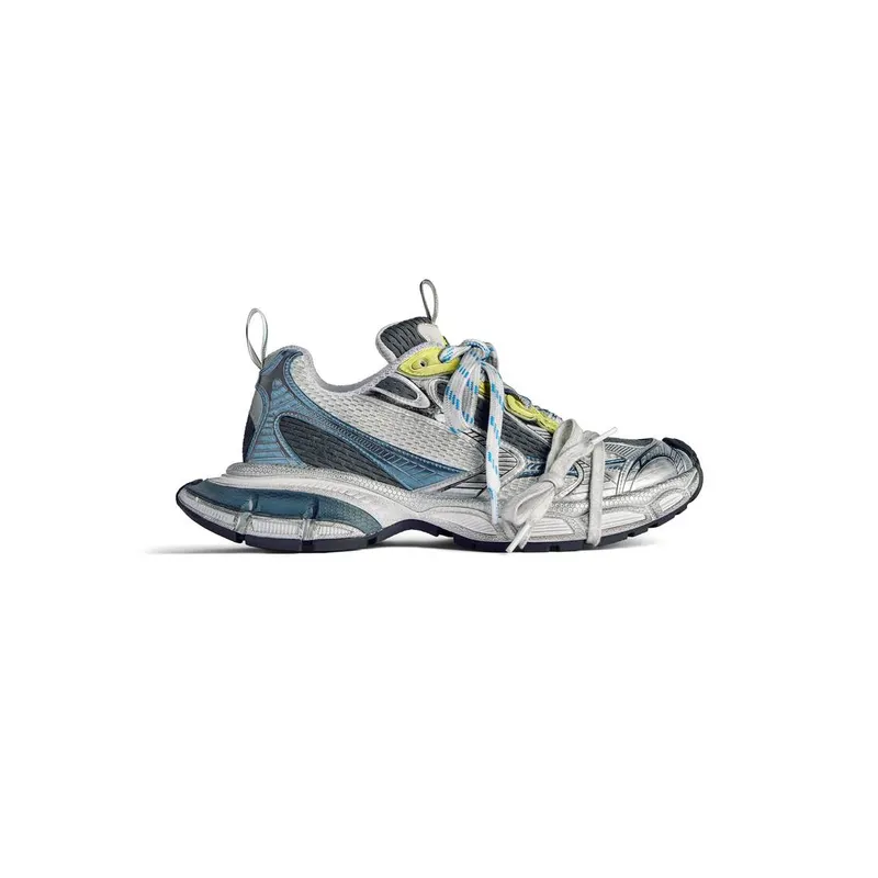Balenciaga 3xl Sneaker White / Blue / Yellow (734734W3XL59047)