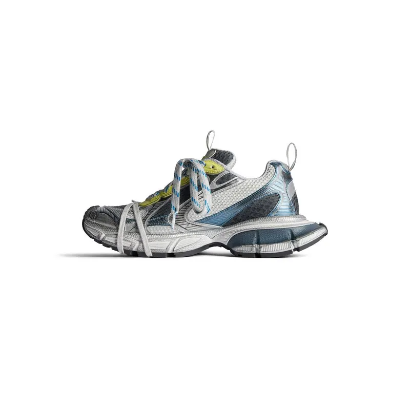 Balenciaga 3xl Sneaker White / Blue / Yellow (734734W3XL59047)