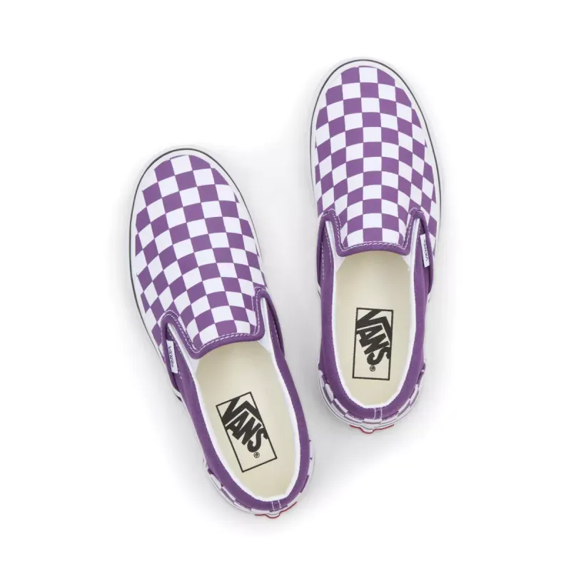 VANS Classic Slip-on Checkerboard Wit (VN000BVZ1N8)