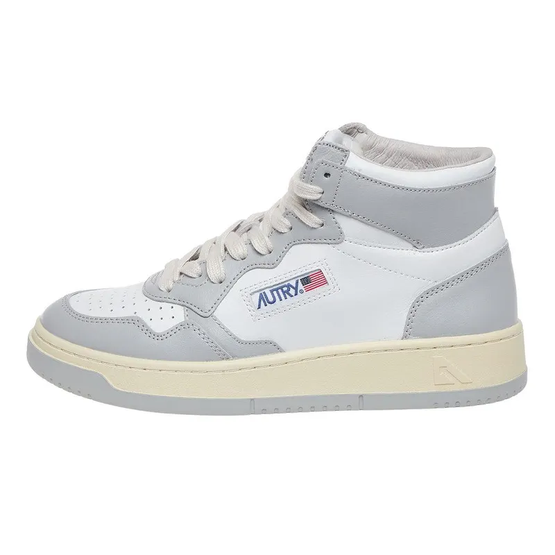 Autry Medalist Mid White / Vapor (AUMWWB10)
