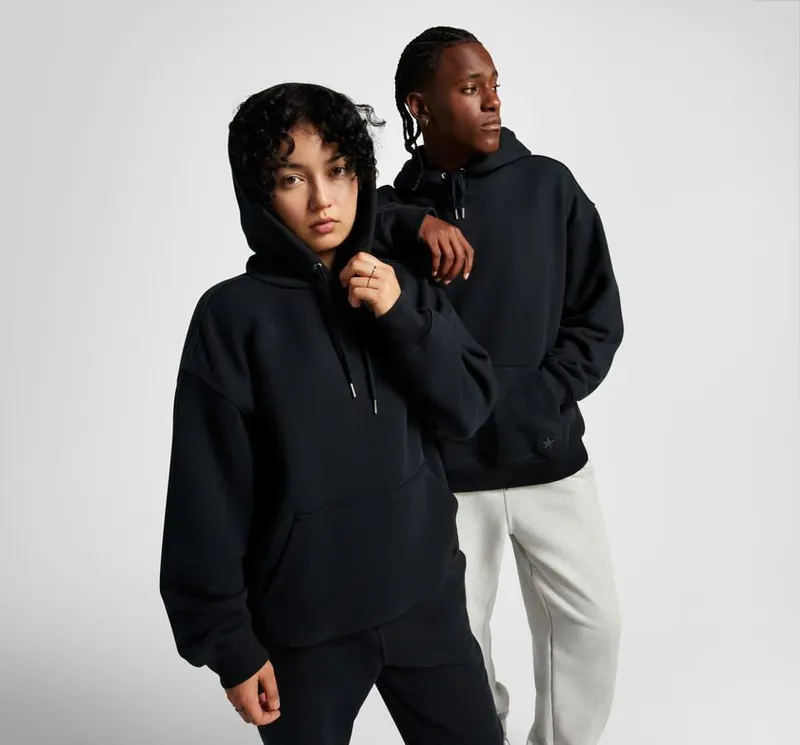 Converse Converse Gold Hoodie met ruime pasvorm Converse Black (10025917-A01)