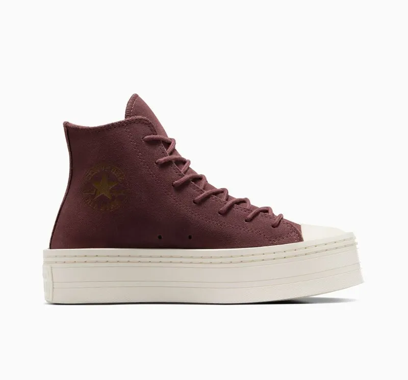 Converse Chuck Taylor All Star Modern Lift Platform Mono Suede Eternal Earth/egret/egret (A06783C)