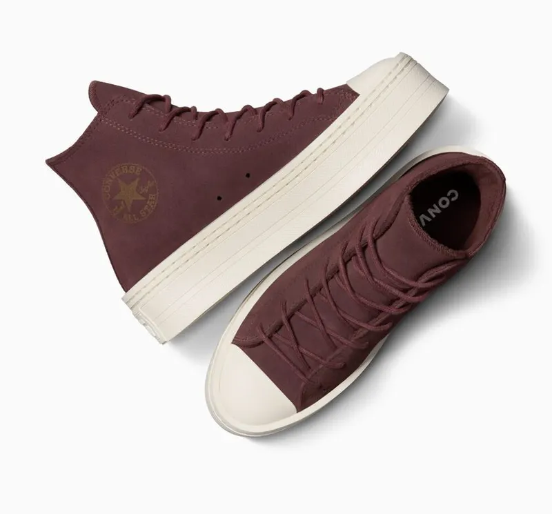 Converse Chuck Taylor All Star Modern Lift Platform Mono Suede Eternal Earth/egret/egret (A06783C)