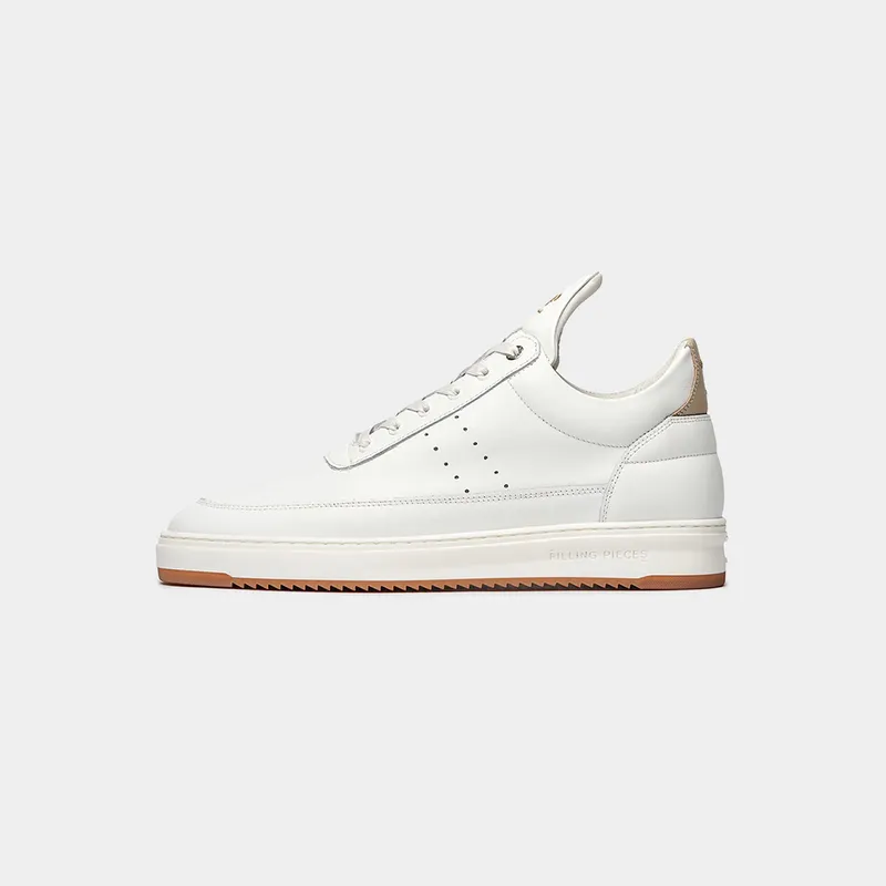 Filling Pieces Low Top Bianco Light Brown