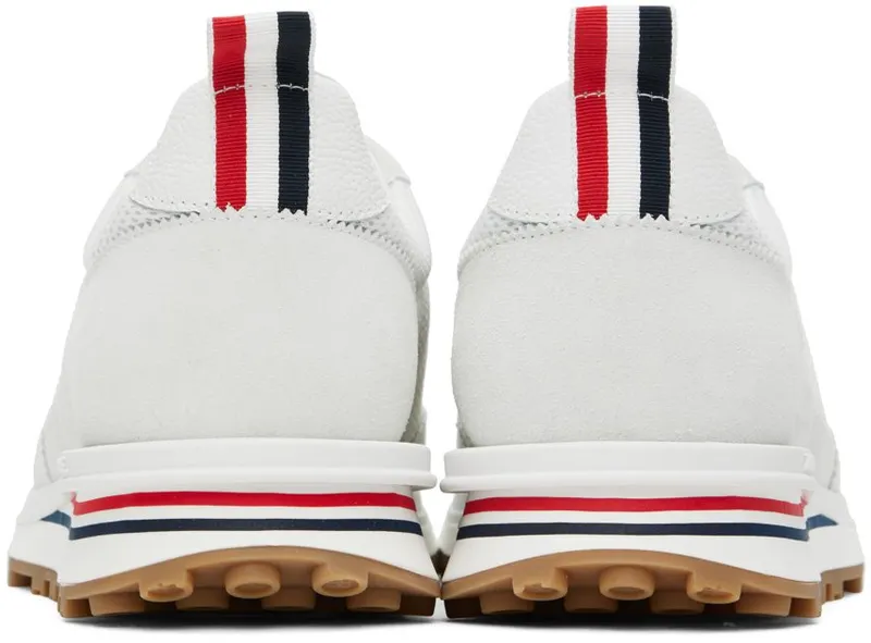 Thom Browne White Tech Runner Low Top Sneaker (MFD180A-03050)