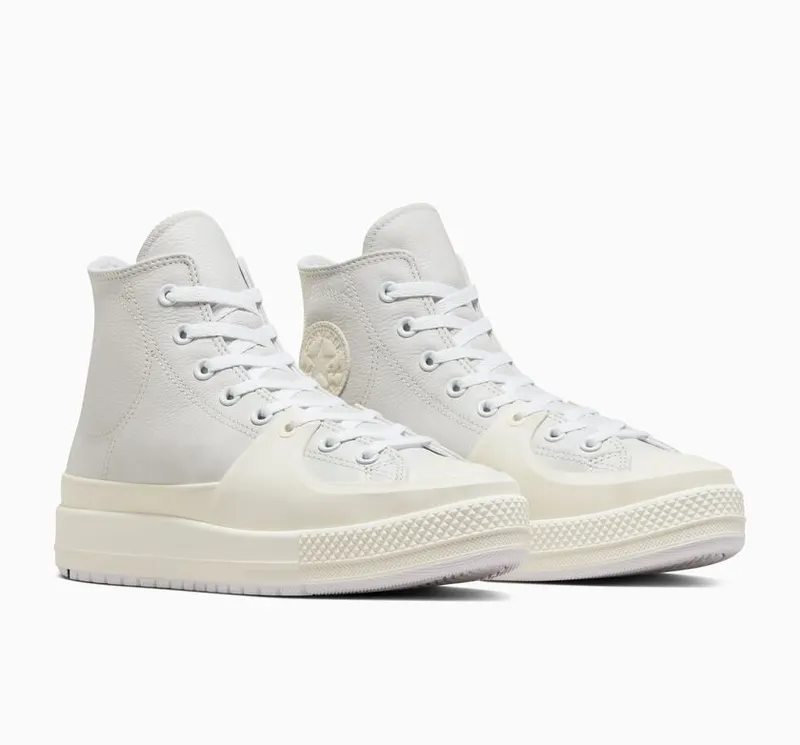 Converse Chuck Taylor All Star Construct Leather Wit/egret/geel (A02116C)