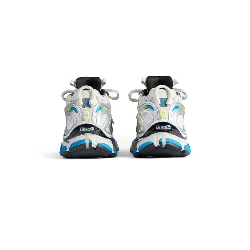 Balenciaga Runner Sneaker White / Yellow / Blue (772774W3RMU9074)