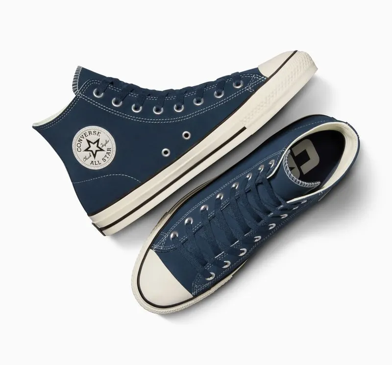Converse Chuck Taylor All Star Pro Suede Navy/egret/zwart (A06649C)