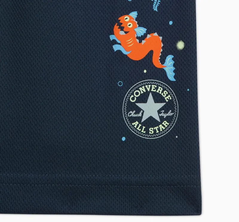 Converse Deep Sea Cruisers T-Shirt & Shorts Set Converse Navy (10026476-A01)