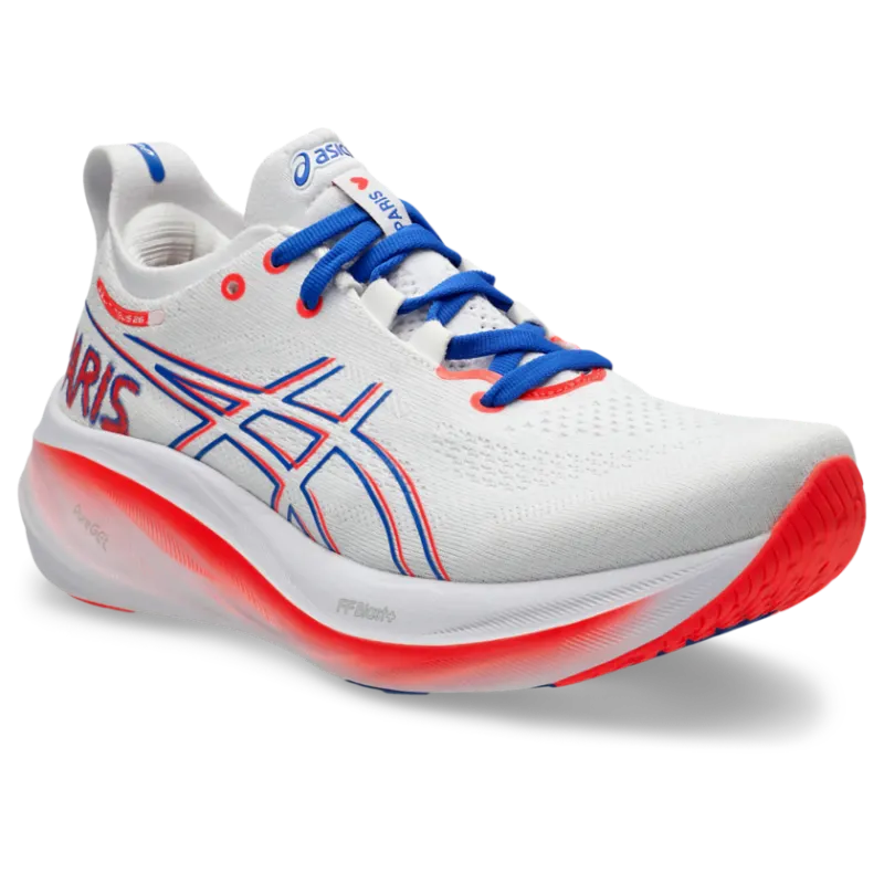 Asics Gel-nimbus 26 White/Sunrise Red (1012B659.100)