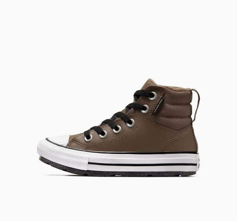 Converse Chuck Taylor All Star Berkshire Boot Leather Engine Smoke/black/white (A04812C)