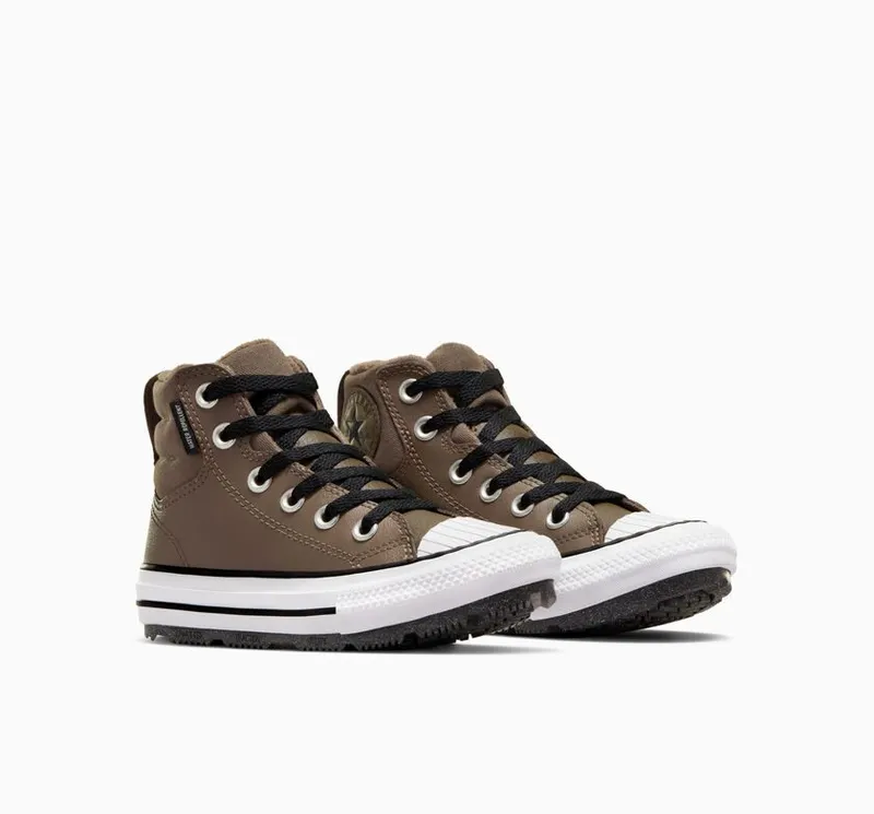 Converse Chuck Taylor All Star Berkshire Boot Leather Engine Smoke/black/white (A04812C)