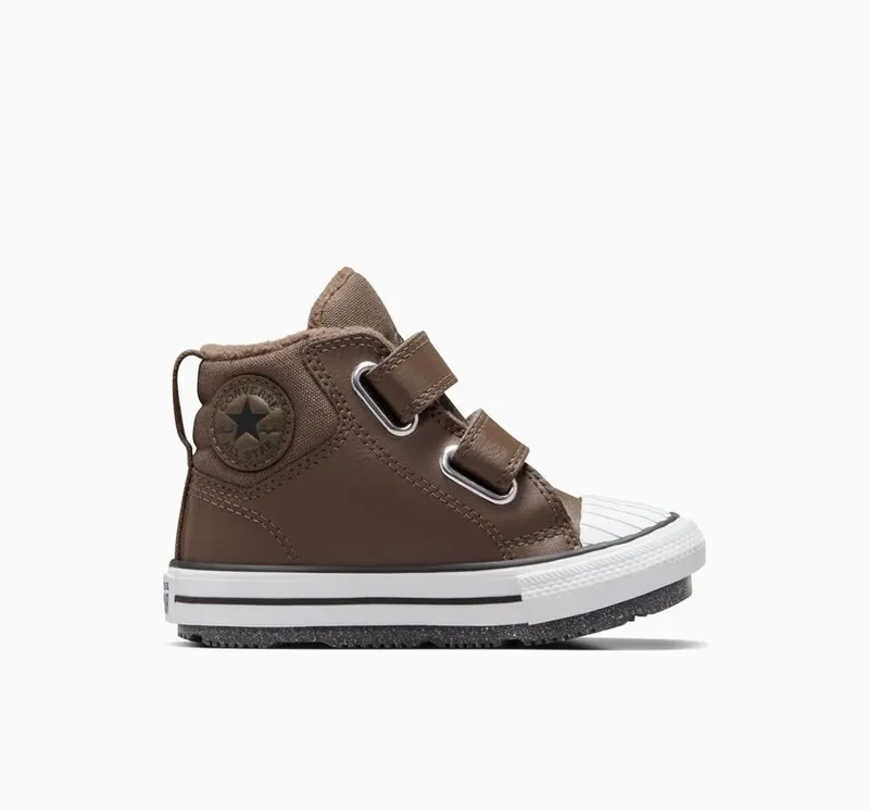 Converse Chuck Taylor All Star Berkshire Boot Easy-On Leather Engine Smoke/black/white (A04814C)