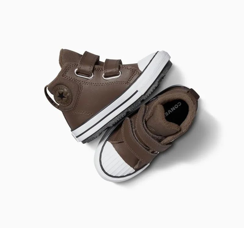 Converse Chuck Taylor All Star Berkshire Boot Easy-On Leather Engine Smoke/black/white (A04814C)